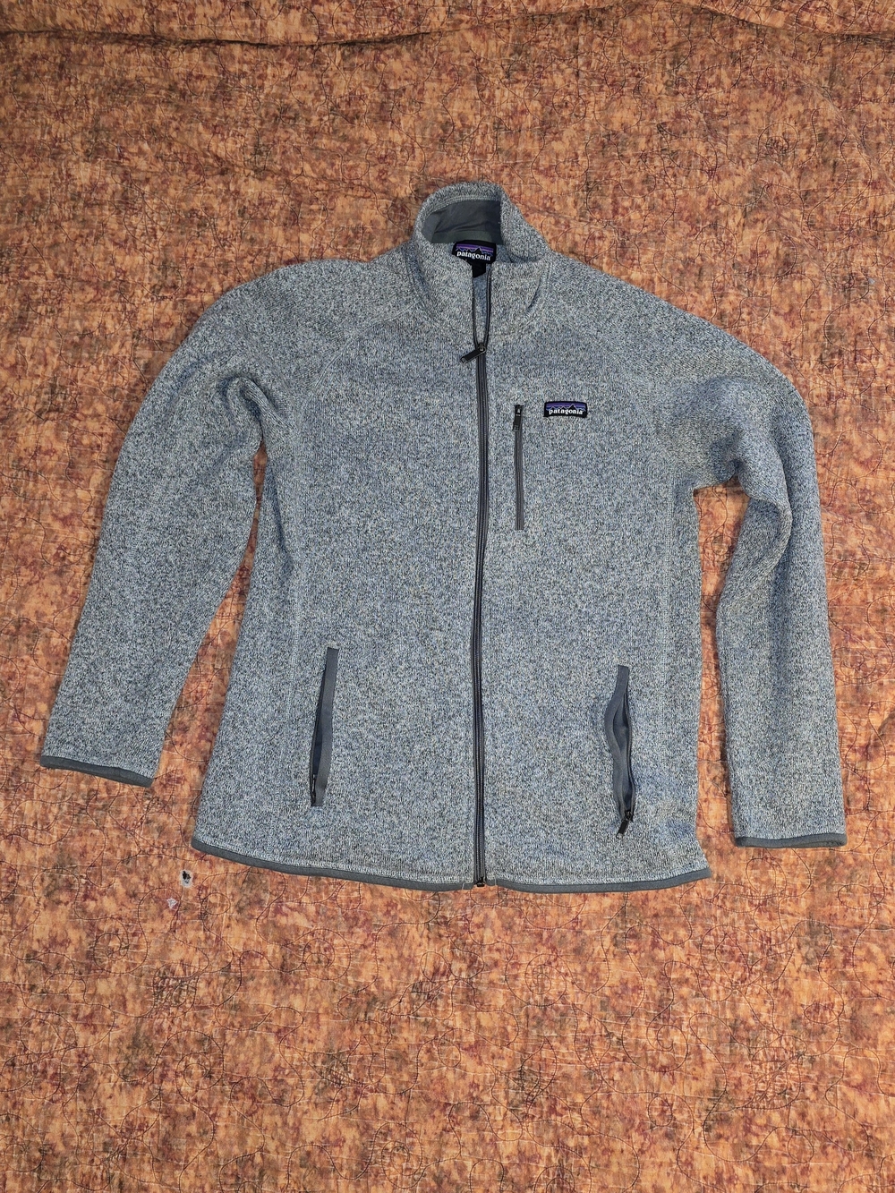 Patagonia Better Sweater Full Zip Fleece Jacket Men’s M Medium Gray Stonewash